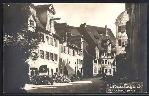 AK Meersburg a. B., Strasse Vorburggasse im Sonnenschein