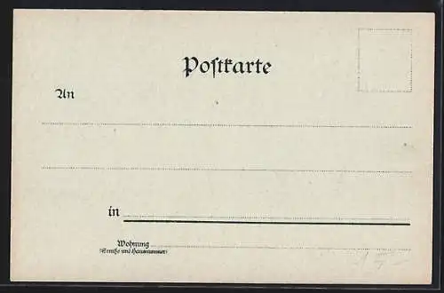 Mondschein-Lithographie Stuttgart, Partie in der Königstrasse