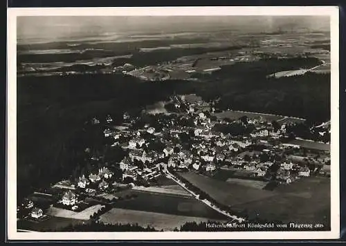 AK Königsfeld / Baden, Fliegeraufnahme