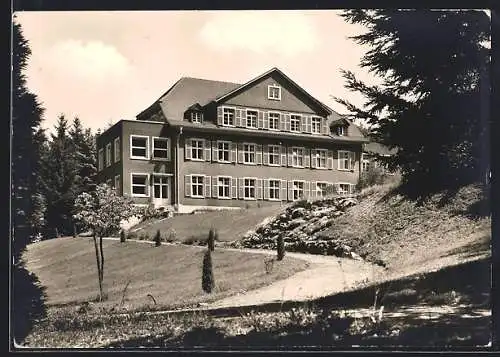 AK Buchenbach /Schwarzwald, Sanatorium Wiesneck im Sonnenschein