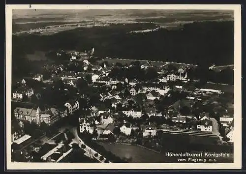 AK Königsfeld / Baden, Ortsansicht aus der Luft