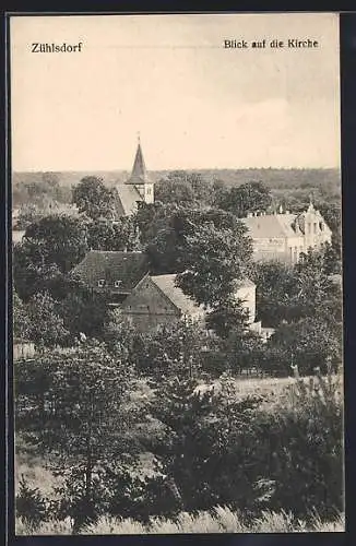 AK Zühlsdorf, Blick auf die Kirche