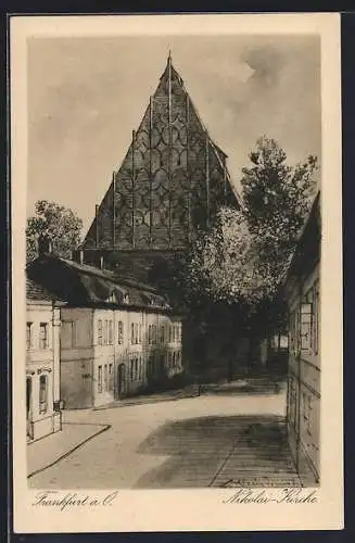 AK Frankfurt / Oder, Nikolai-Kirche