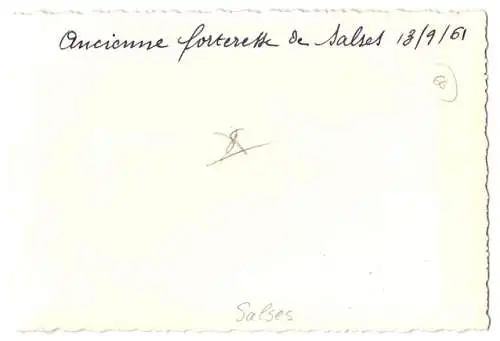 4 Fotografien Ansicht Vernet-les-Bains, Strassenpartie mit Jeep und Ente, Villefranche-de-Conflent, Saleses
