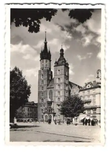 24 Fotografien Ansicht Krakau, Strassenbahn Linie 1, Strassenpartie, Schloss, Marktplatz, Rathaus