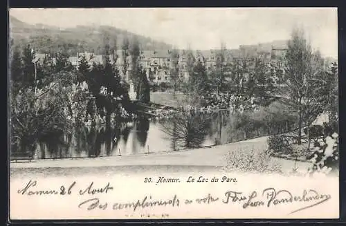 AK Namur, Le lac du parc