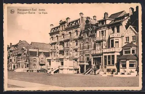 AK Nieuport-Bains, La Digue