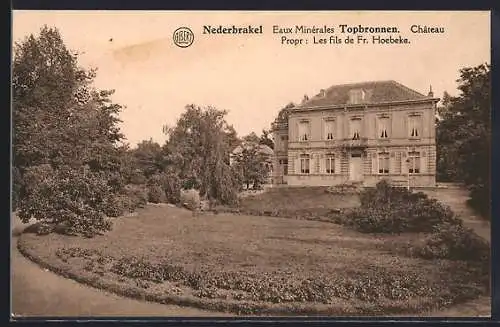 AK Nederbrakel, Eaux Minérales Topbronnen, Chateau