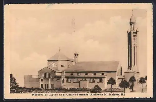 AK Molenbeek-St. Jean, Maquette de l`Eglise de St-Charles-Borromée