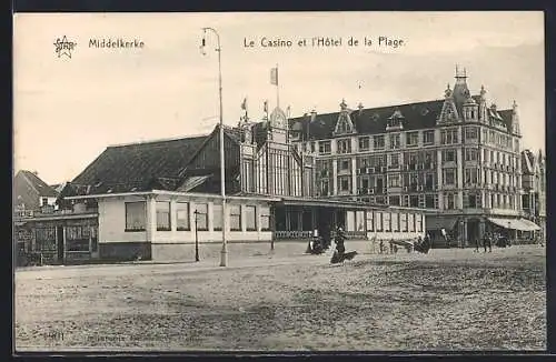 AK Middelkerke, La Casino et l` Hôtel de la Plage