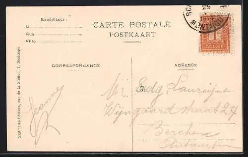 AK Montaigu, Notre Dame de Montaigu, Monument, L`Eglise, un enfant