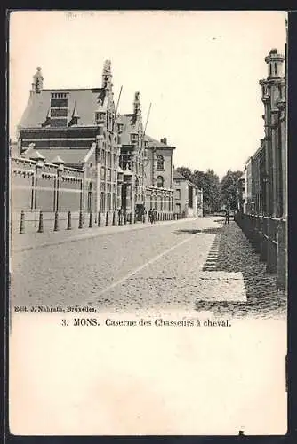 AK Mons, Caserne des Chasseurs a cheval