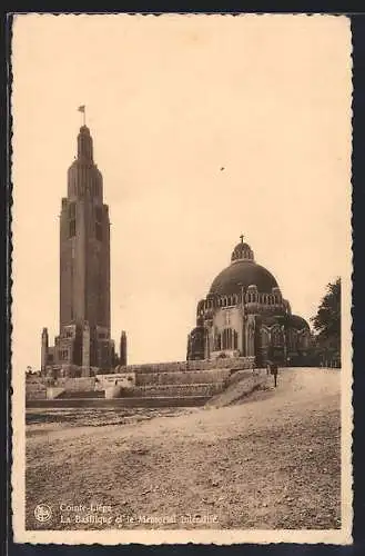 AK Cointe-Liége, La Basilique et le Mémorial Interallié