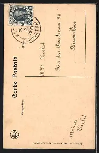 AK Courtrai, La Poste