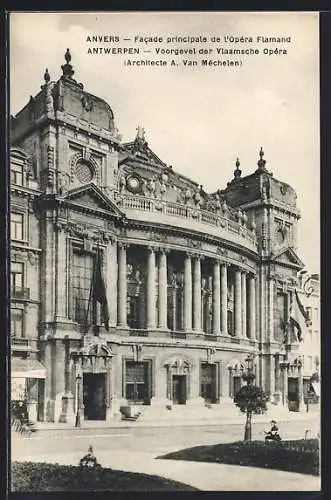 AK Anvers, Facade principale de l`Opera Flamand