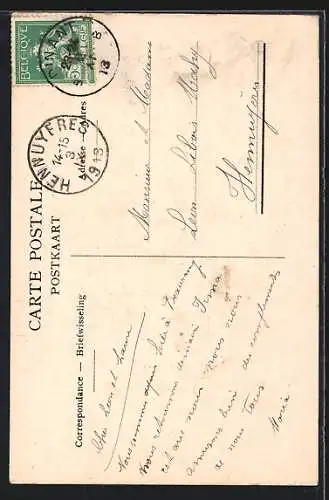 AK Beauraing, Ruines du Chateau