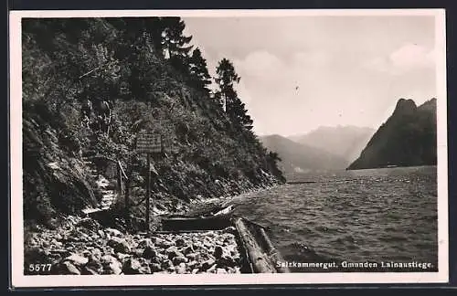 AK Gmunden /Salzkammergut, Lainaustiege