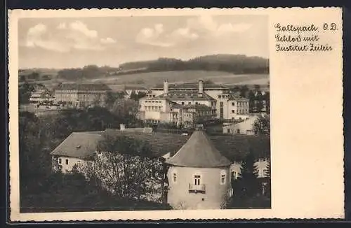 AK Gallspach /O. D., Schloss mit Institut Zeileis