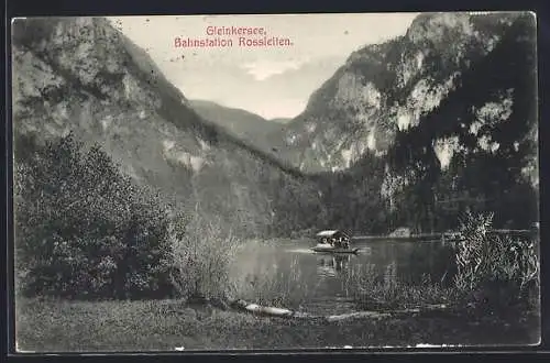 AK Rossleiten, Gleinkersee mit Boot