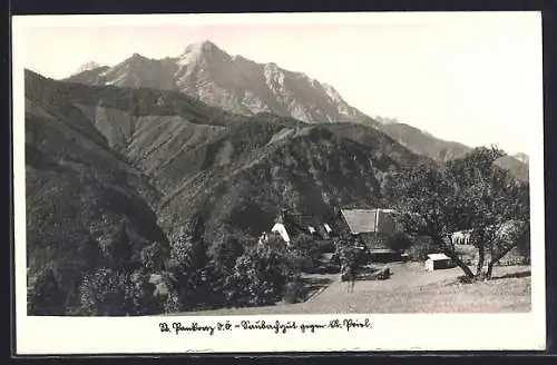 AK St. Pankraz, Saubachgut gegen Kl. Priel