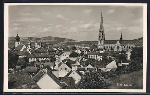 AK Linz a. Donau, Totalansicht