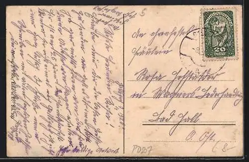 AK Gallspach /O.-Oe., Teilansicht mit Kirche