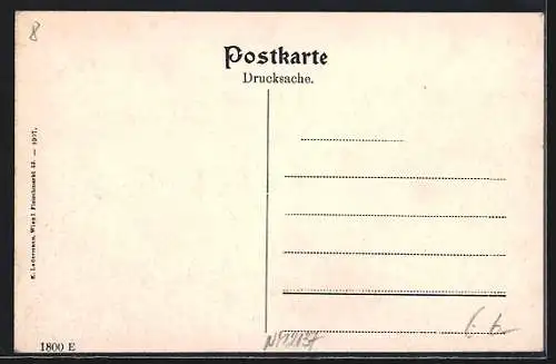 AK Grein an der Donau, Teilansicht mit Schloss