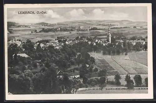 AK Lembach /O.-Öst., Teilansicht mit Kirche