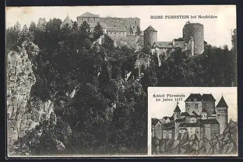AK Neufelden, Schloss Pürnstein, Ruine