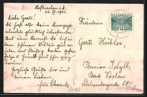 AK Marsbach /Hofkirchen i. M., Ortspartie