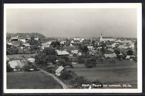 AK Stadl Paura, Totalansicht mit Kirche