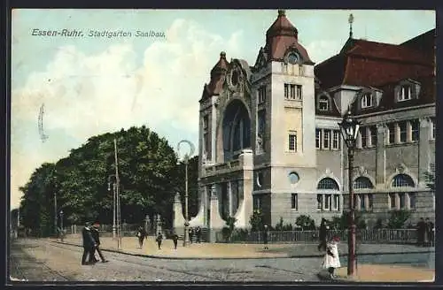 AK Essen-Ruhr, Stadtgarten Saalbau