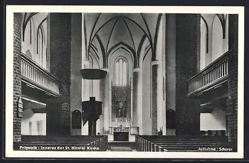 AK Pritzwalk, Inneres der St. Nicolai-Kirche