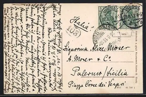 AK Wesel / Rhein, Kaiser-Wilhelm-Denkmal