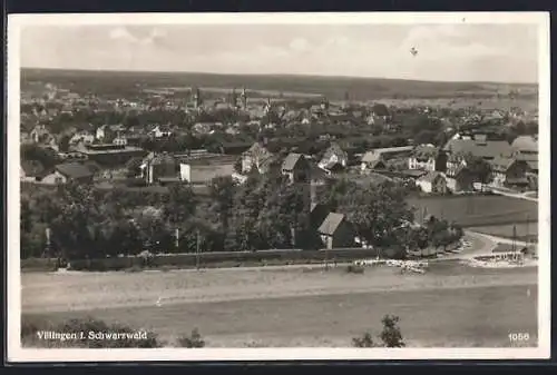 AK Villingen i. Schwarzwald, Teilansicht