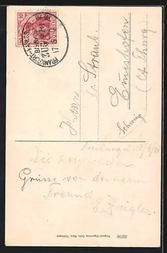 AK Freiburg i. B., Siegesdenkmal