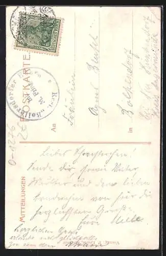 AK Buckow /Märk. Schweiz, Ausflügler auf der Teufelsbrücke