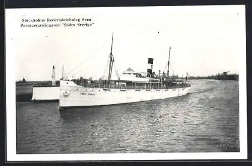 AK Stockholms Rederiaktiebolag Svea, Passagerareangaren Södra Sverige, Passagierschiff