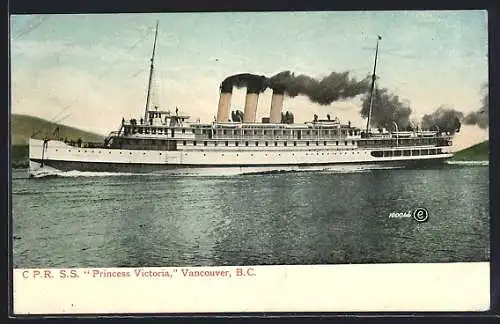 AK Vancouver /B.C., Passagierschiff SS Princess Vancouver in voller Fahrt, CPR