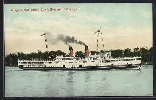 AK Niagara Navigation Co.`s Steamer Cayuga