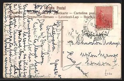 AK Buenos Aires, Marina Argentina, La Sarmiento, Kriegsschiff