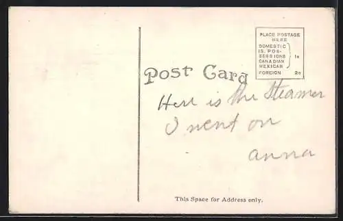 AK Waukegan, IL, Steamer Pere Marquette 18, Passagierschiff