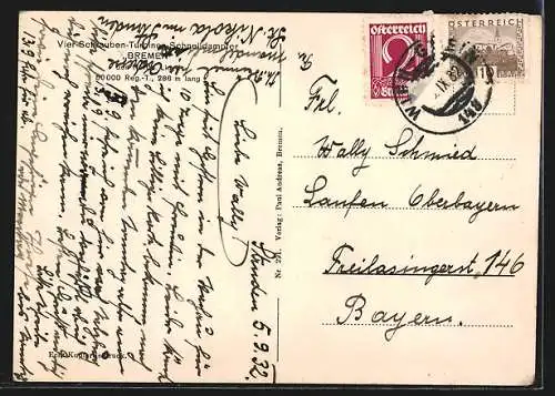 AK Riesen-Schnelldampfer Bremen, Nordd. Lloyd Bremen