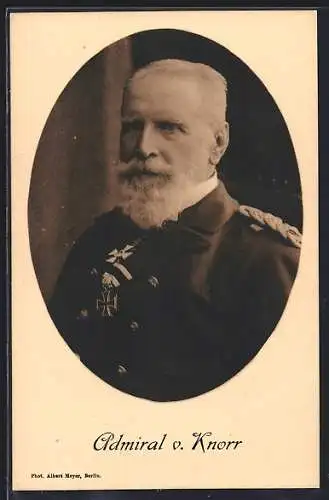 AK Admiral Eduard von Knorr in Uniform