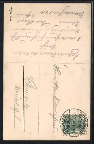 AK Zwei Matrosen an einem Geschütz an Deck, Kriegsschiff