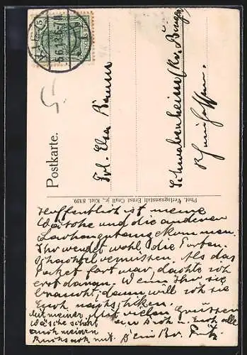 AK Hochsee-Torpedoboot in voller Fahrt, Kriegsschiff