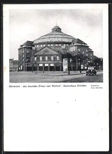 AK Dresden, Stammhaus des Zirkus Sarrasani