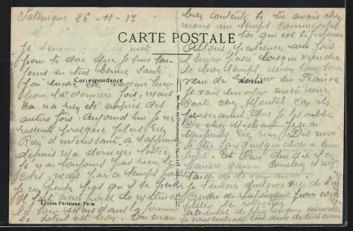 AK Salonique, Incendie des 18-19-20 Aout 1917, La Ville incendie, Vue generale