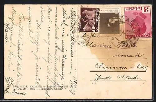 AK Baile Moneasa, Salon de cura, Villa Csanadi, Baia inotatoare