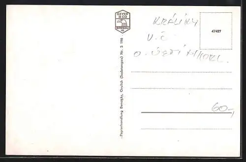 AK Grulich /Sudetengau, Teilansicht